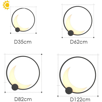 Verthara Premium Stainless Steel Moon Garden Wall Light