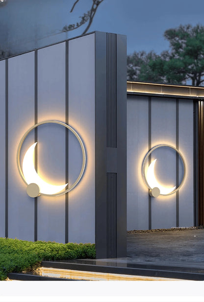 Verthara Premium Stainless Steel Moon Garden Wall Light