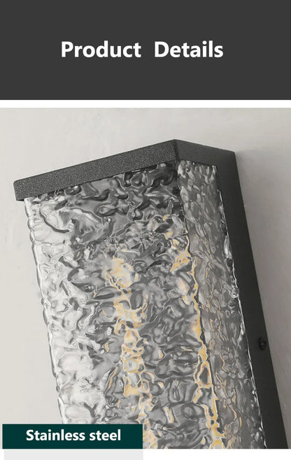 Verthara Premium Stainless Steel Outdoor Garden Wall Sconce
