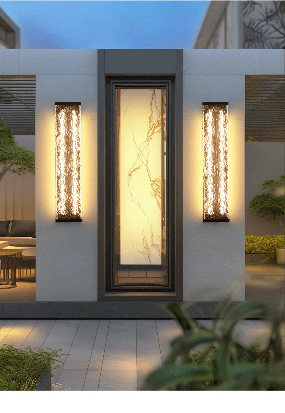 Verthara Premium Stainless Steel Outdoor Garden Wall Sconce