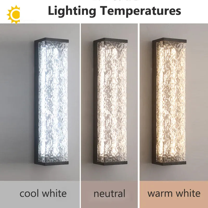 Verthara Premium Stainless Steel Outdoor Garden Wall Sconce