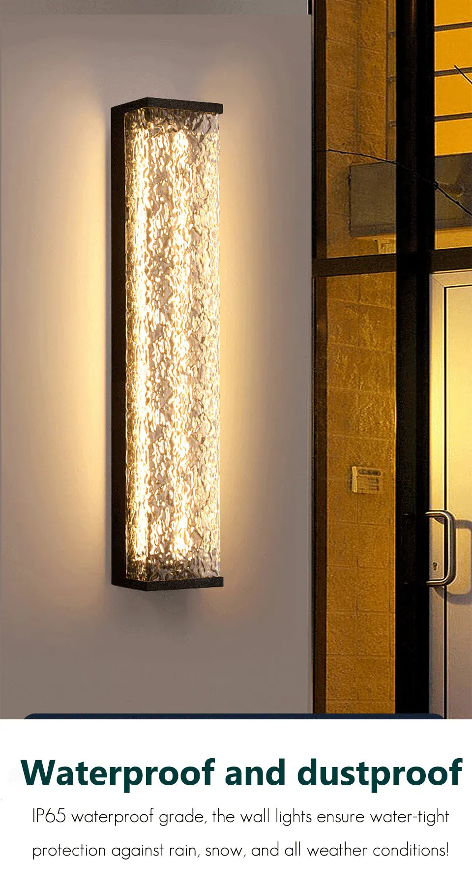 Verthara Premium Stainless Steel Outdoor Garden Wall Sconce