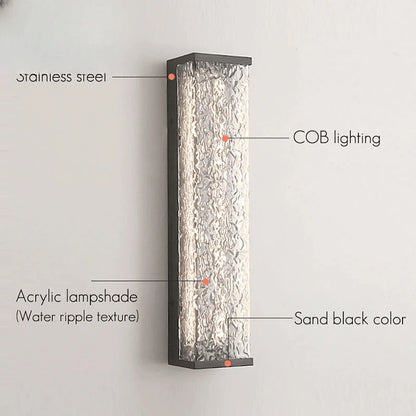 Verthara Premium Stainless Steel Outdoor Garden Wall Sconce