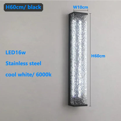 Verthara Premium Stainless Steel Outdoor Garden Wall Sconce