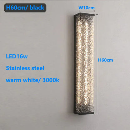 Verthara Premium Stainless Steel Outdoor Garden Wall Sconce