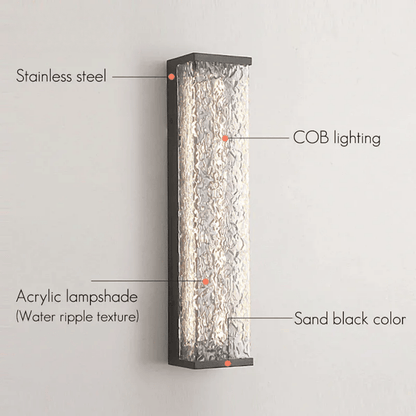 Verthara Premium Stainless Steel Outdoor Garden Wall Sconce