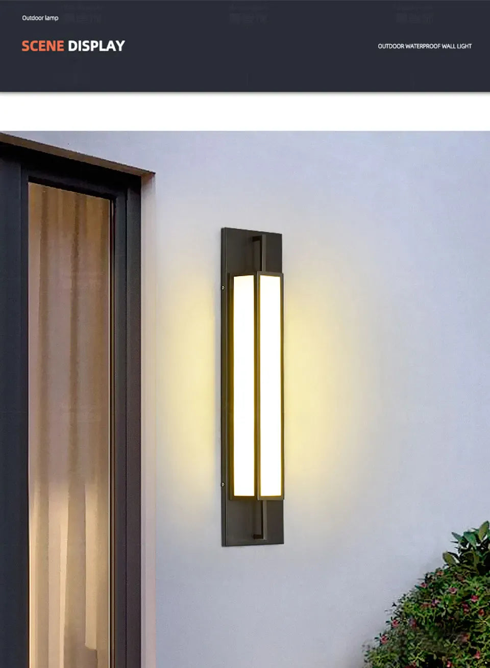 Verthara Premium Stainless Steel Outdoor LED Wall Sconce
