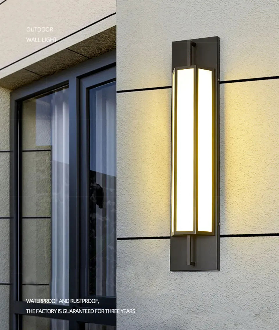 Verthara Premium Stainless Steel Outdoor LED Wall Sconce