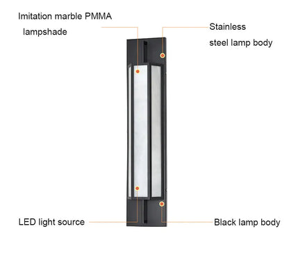 Verthara Premium Stainless Steel Outdoor LED Wall Sconce