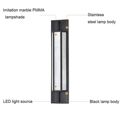 Verthara Premium Stainless Steel Outdoor LED Wall Sconce