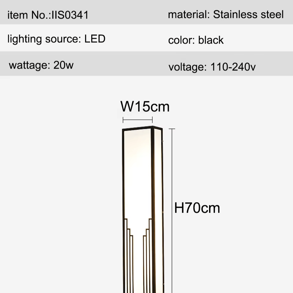 Verthara Premium Stainless Steel Outdoor Porch Sconce