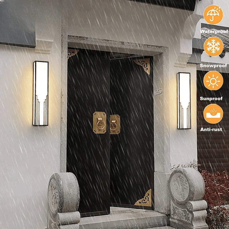 Verthara Premium Stainless Steel Outdoor Porch Sconce