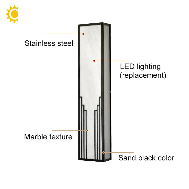 Verthara Premium Stainless Steel Outdoor Porch Sconce