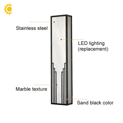 Verthara Premium Stainless Steel Outdoor Porch Sconce