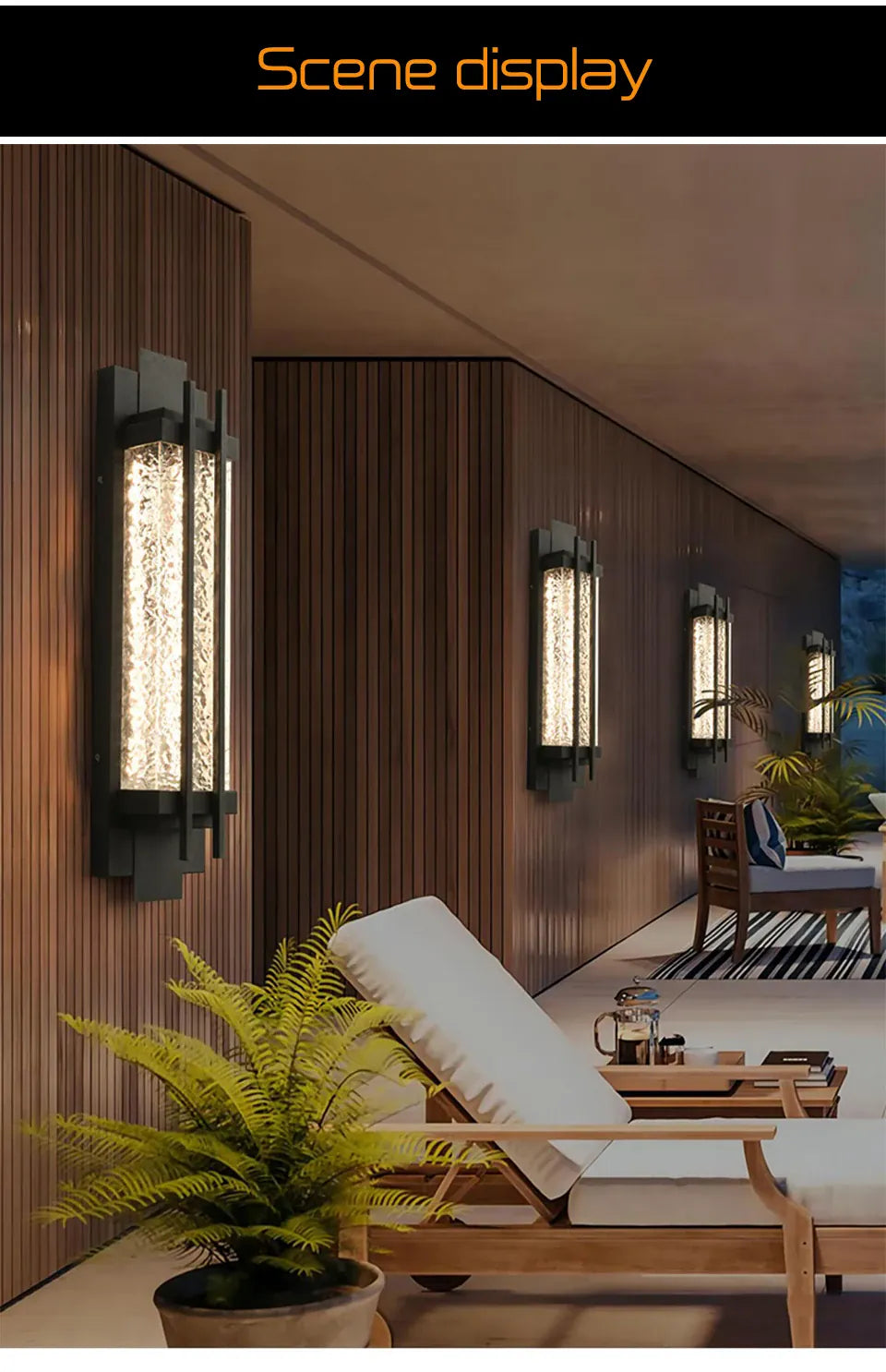 Verthara Premium Stainless Steel Outdoor Wall Sconce