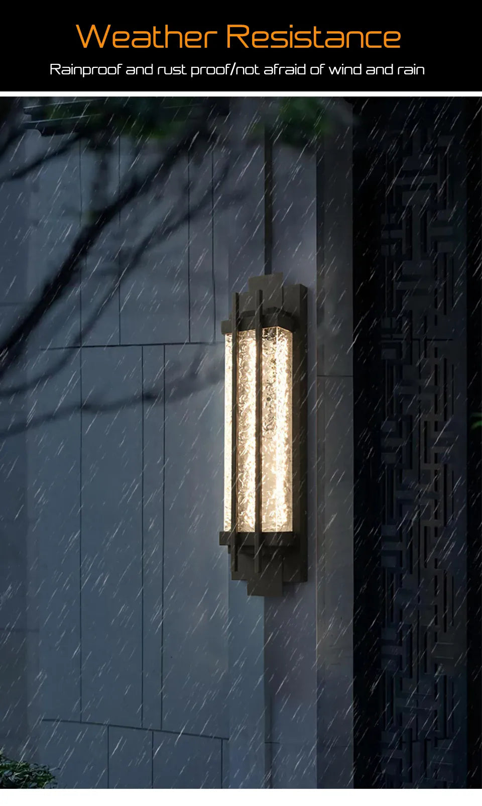 Verthara Premium Stainless Steel Outdoor Wall Sconce