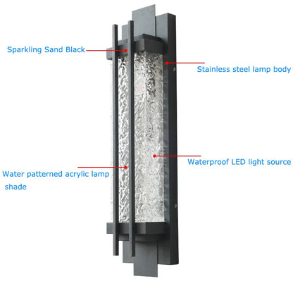 Verthara Premium Stainless Steel Outdoor Wall Sconce