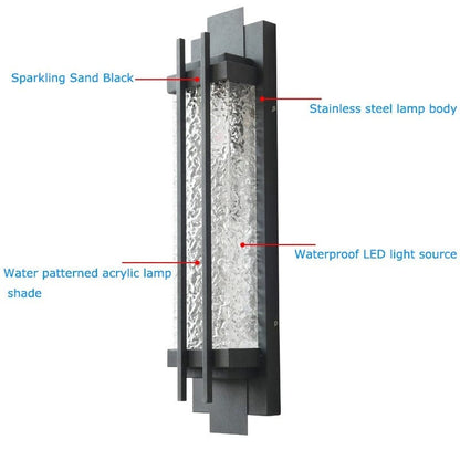 Verthara Premium Stainless Steel Outdoor Wall Sconce
