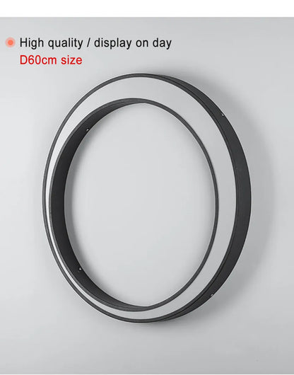 Verthara Premium Stainless Steel Round Moon Outdoor Wall Light IP65