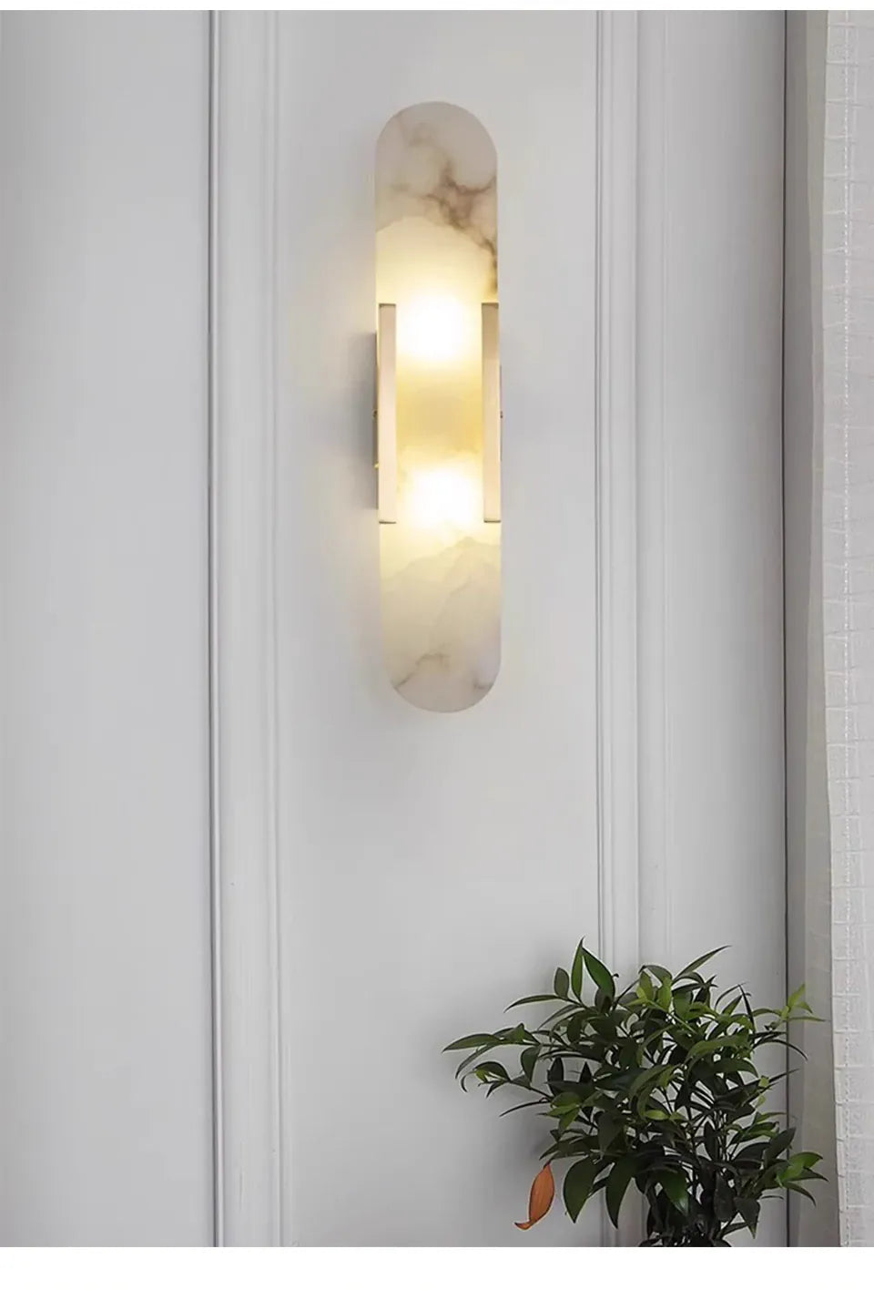 Verthara Premium Stone Marble G4 Wall Light