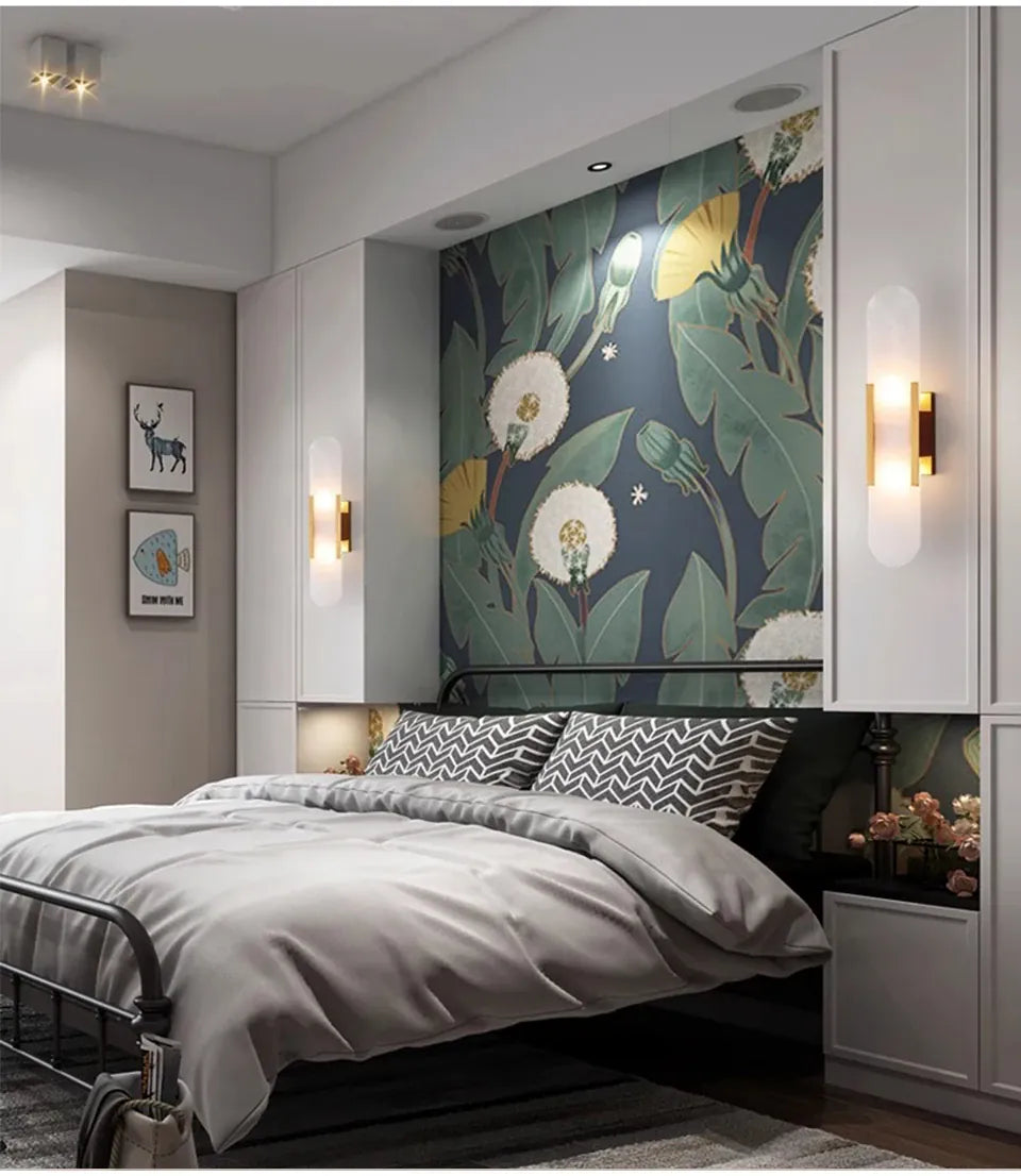 Verthara Premium Stone Marble G4 Wall Light