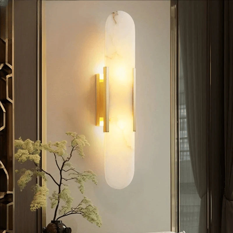 Verthara Premium Stone Marble G4 Wall Light
