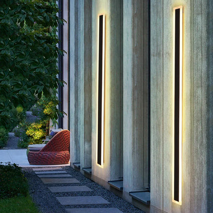 Verthara Premium Tall Dimmable Outdoor LED Wall Lantern