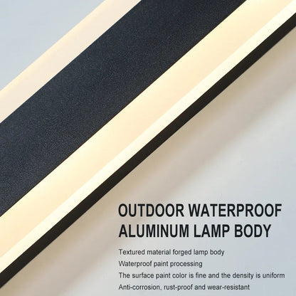 Verthara Premium Tall Dimmable Outdoor LED Wall Lantern