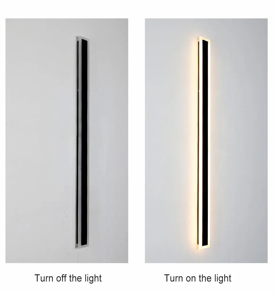 Verthara Premium Tall Dimmable Outdoor LED Wall Lantern