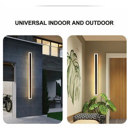 Verthara Premium Tall Dimmable Outdoor LED Wall Lantern
