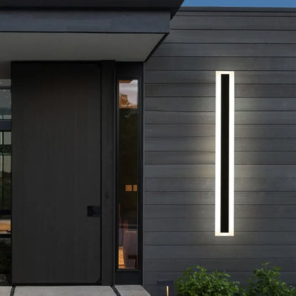 Verthara Premium Tall Dimmable Outdoor LED Wall Lantern