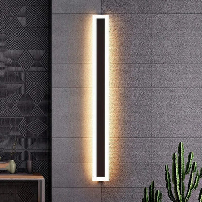 Verthara Premium Tall Dimmable Outdoor LED Wall Lantern