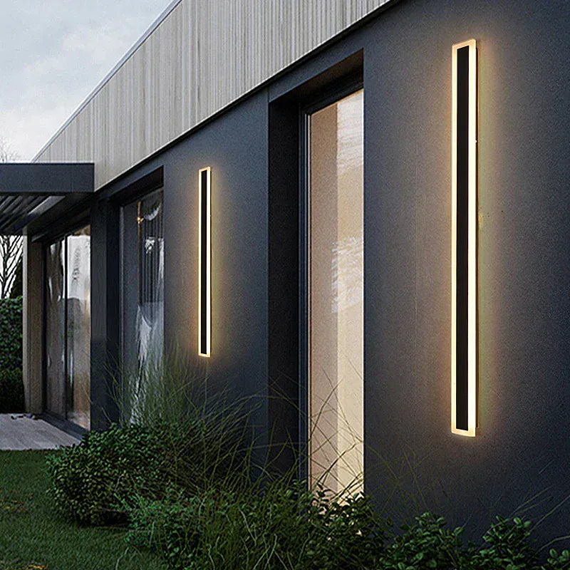 Verthara Premium Tall Dimmable Outdoor LED Wall Lantern