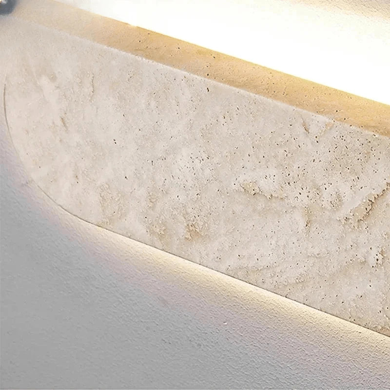 Verthara Premium Travertine Stone Outdoor Linear Wall Light