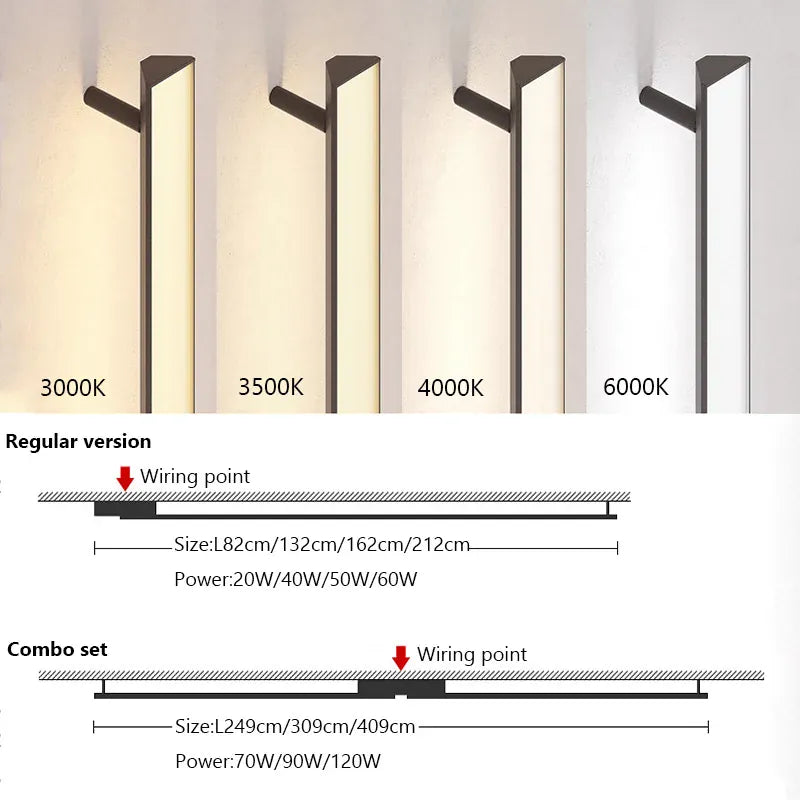 Verthara Premium Ultra-Thin Dual-Sided LED Strip Ceiling Light