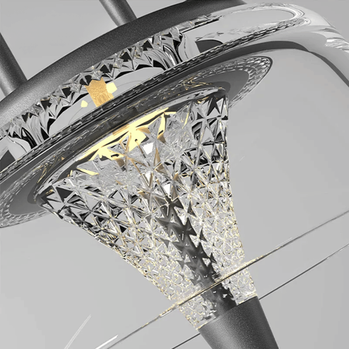 Verthara Premium USB Rechargeable Outdoor Solar Lantern - Waterproof - 3 Lighting Modes - Hanging Design - Ideal for Garden - Portable Lighting Solution