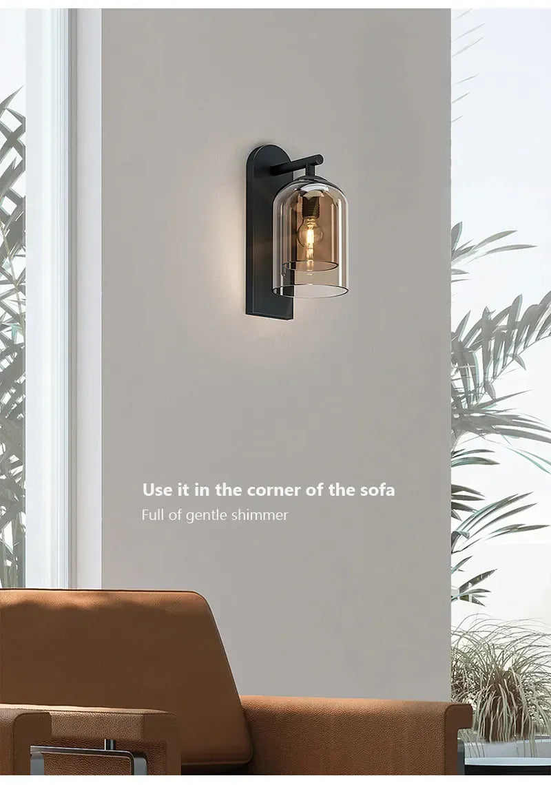 Verthara Premium Vintage Glass Indoor Wall Light