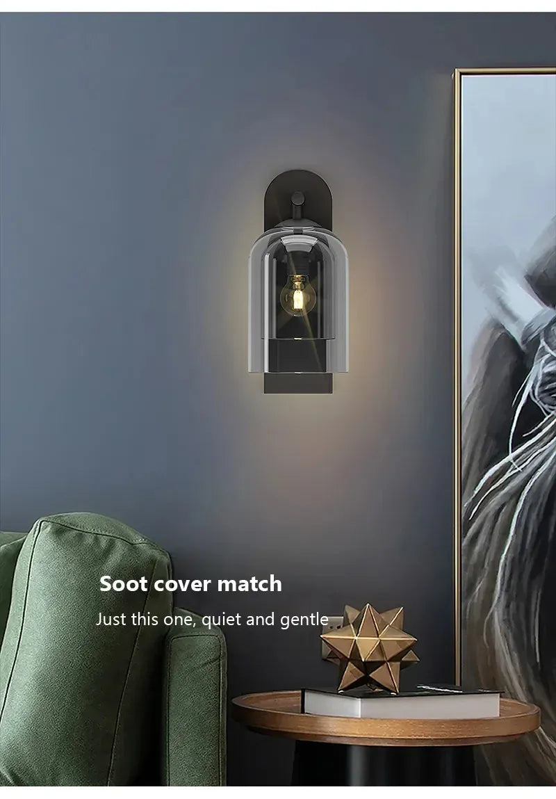 Verthara Premium Vintage Glass Indoor Wall Light