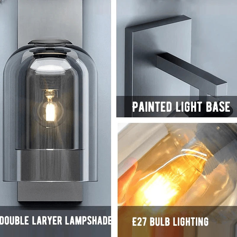 Verthara Premium Vintage Glass Indoor Wall Light