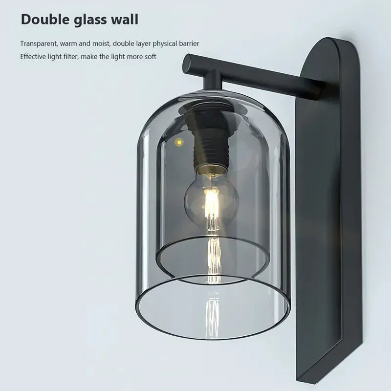 Verthara Premium Vintage Glass Indoor Wall Light