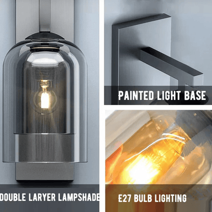 Verthara Premium Vintage Glass Indoor Wall Light