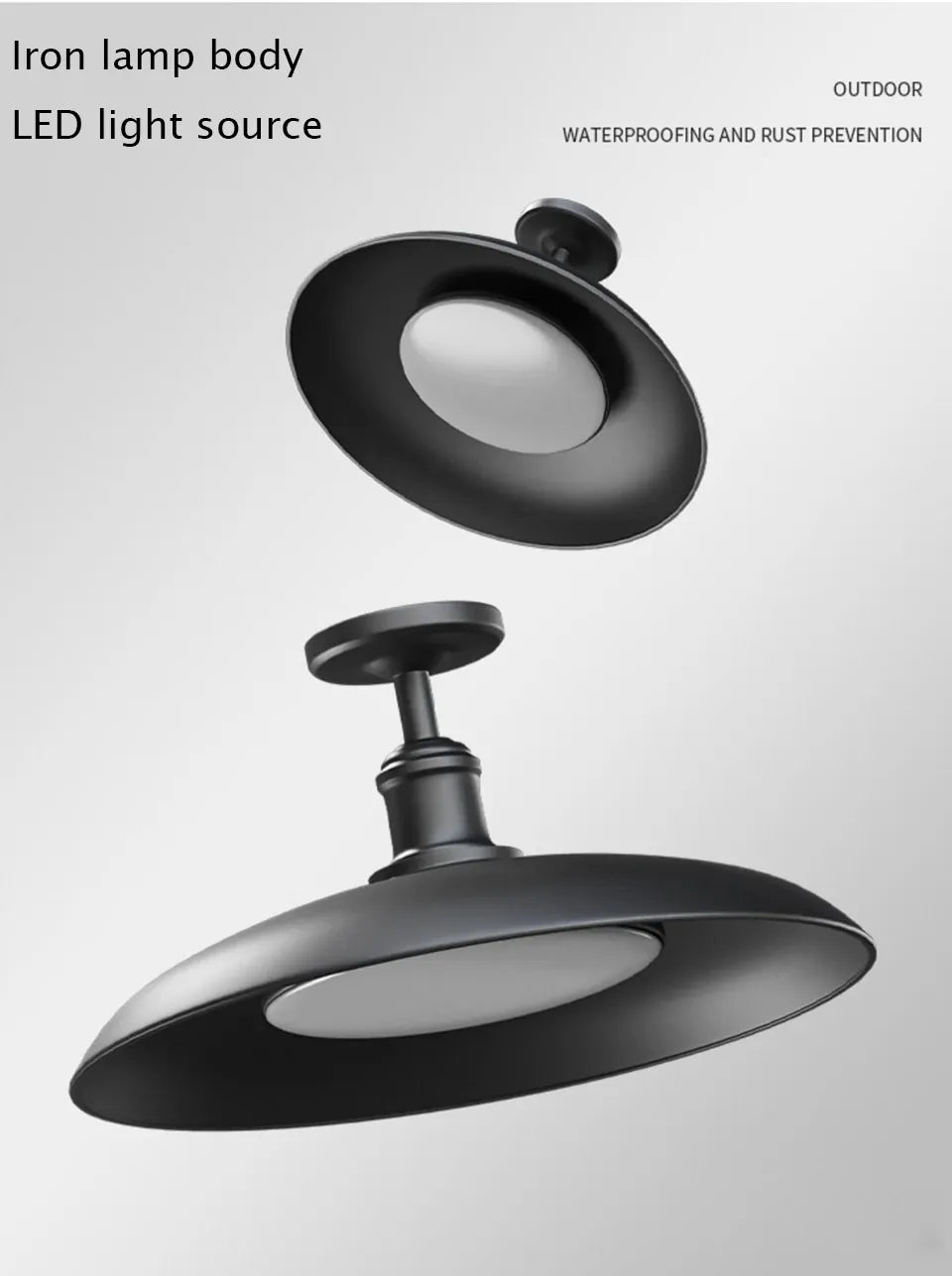 Verthara Premium Vintage Industrial Outdoor Ceiling Light