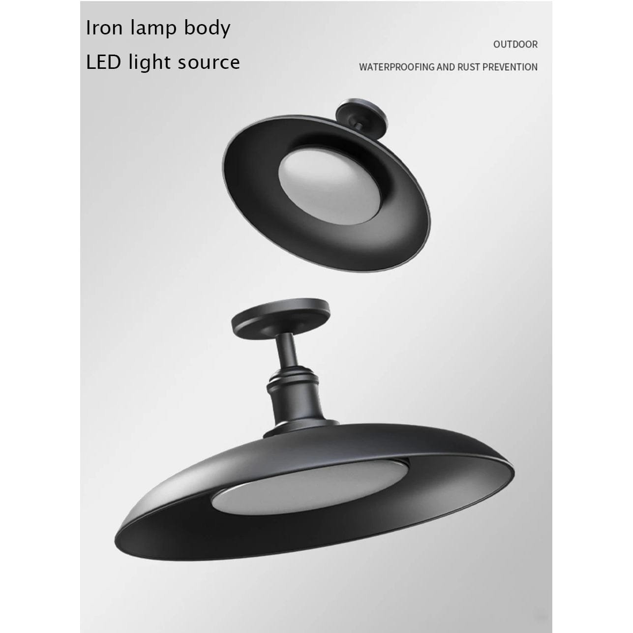 Verthara Premium Vintage Industrial Outdoor Ceiling Light