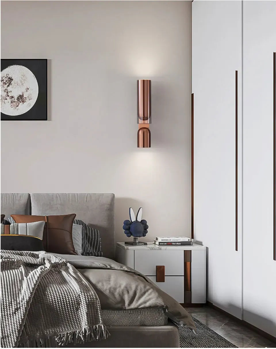 Verthara Premium Vintage Rotatable Glass Wall Lamp