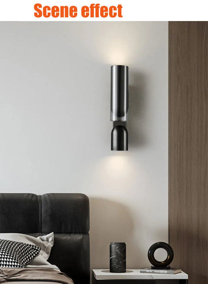Verthara Premium Vintage Rotatable Glass Wall Lamp