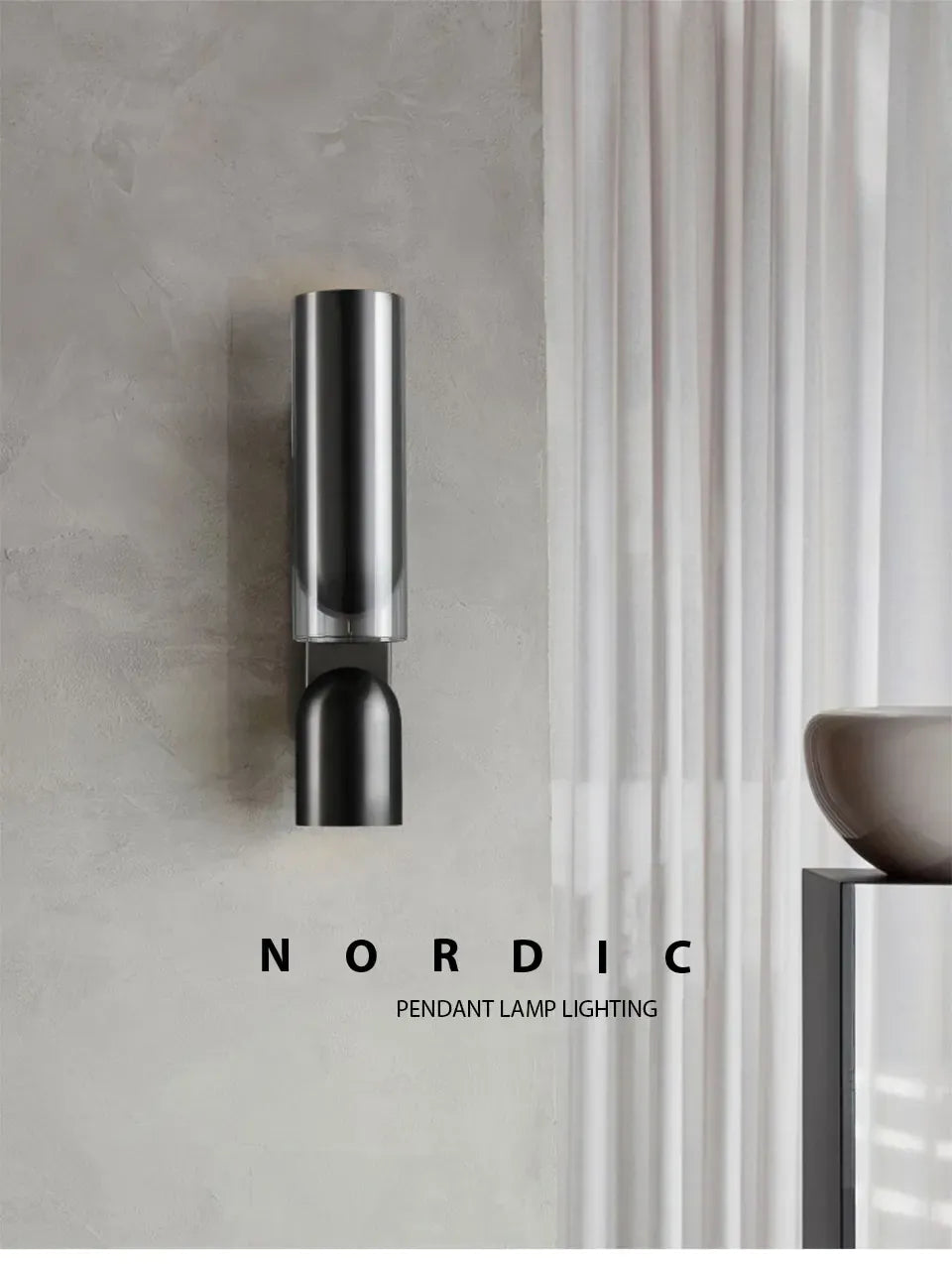 Verthara Premium Vintage Rotatable Glass Wall Lamp