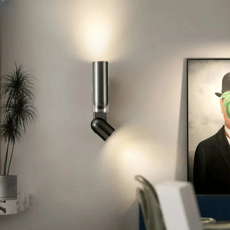 Verthara Premium Vintage Rotatable Glass Wall Lamp