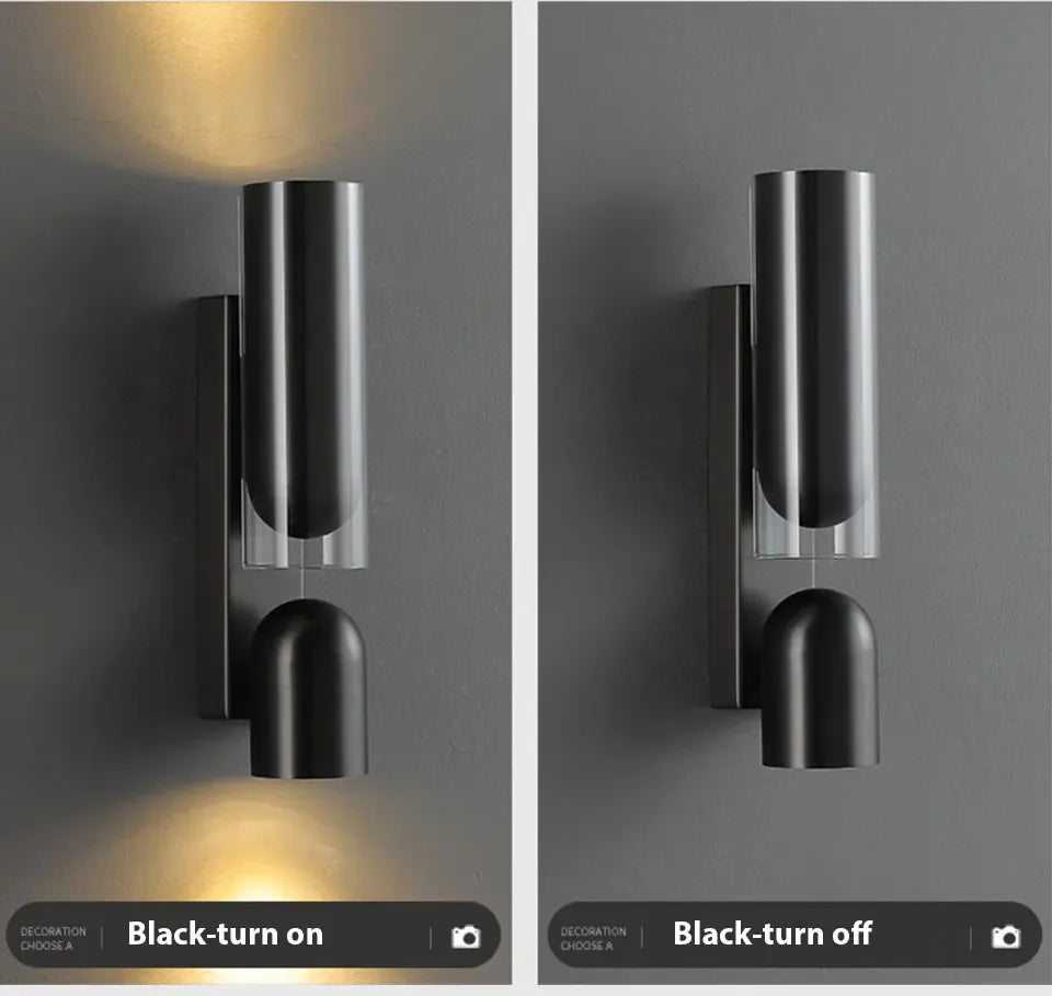 Verthara Premium Vintage Rotatable Glass Wall Lamp