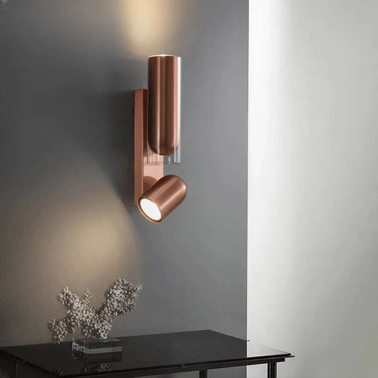 Verthara Premium Vintage Rotatable Glass Wall Lamp