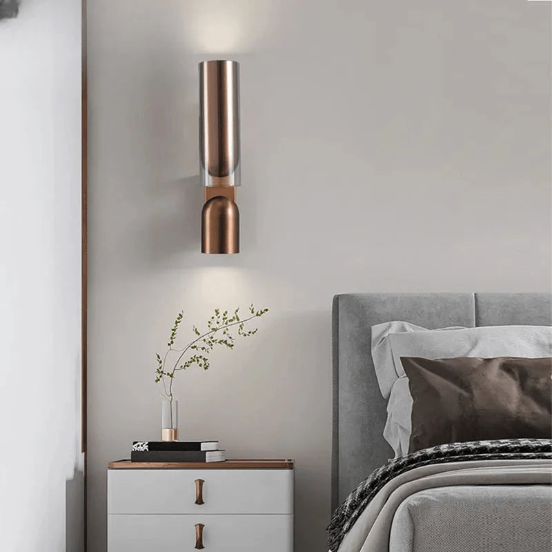 Verthara Premium Vintage Rotatable Glass Wall Lamp